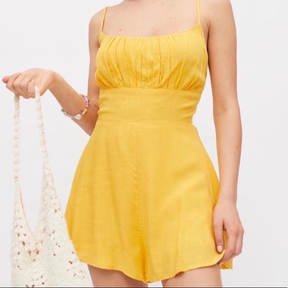 Urban Outfitters Yellow Romper